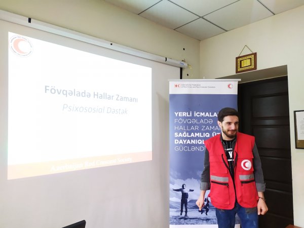 Sumqayıtda Psixososial dəstək təlimi keçirilib - FOTOLAR