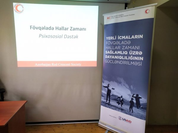 Sumqayıtda Psixososial dəstək təlimi keçirilib - FOTOLAR