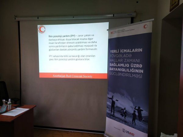 Sumqayıtda Psixososial dəstək təlimi keçirilib - FOTOLAR