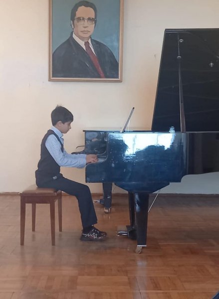 Sumqayıtda uşaq musiqi məktəbində tematik tədbir keçirilib - FOTO