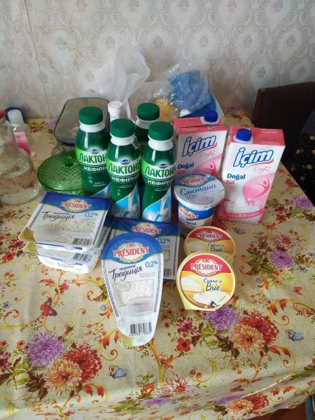 Sumqayıtda ahıllara süd məhsulları paylanıb - FOTOLAR