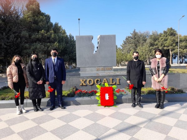 Xocalı soyqırımı Qubadlı məktəbinin kollektivi tərəfindən də anılıb - FOTOLAR