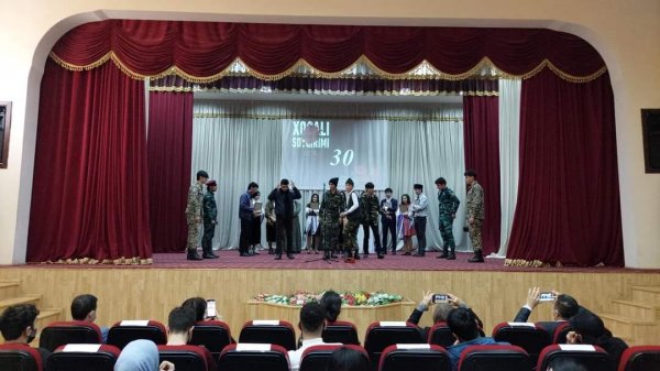 Xidmət Sahələri üzrə Sumqayıt Dövlət Peşə Təhsil Mərkəzinin  "XX əsrin faciəsi” bədii kompozisiyası - FOTO