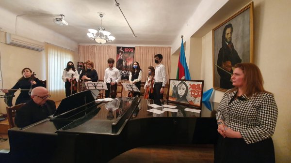 Sumqayıt Musiqi Kollecində “Xocalı ağrısı” adlı tədbir keçirilib - VİDEO (FOTOLAR)