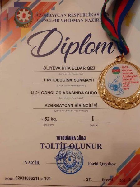 Sumqayıtlı məktəbli qalib oldu -FOTO