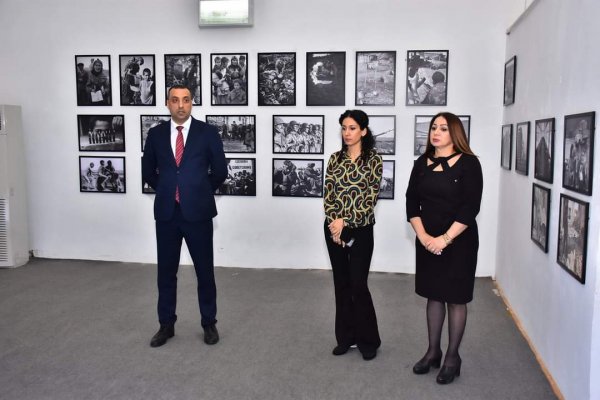 Sumqayıt Dövlət Rəsm Qalereyasında sərgi keçirilib -FOTOLAR 