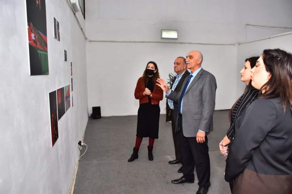 Sumqayıt Dövlət Rəsm Qalereyasında sərgi keçirilib -FOTOLAR 