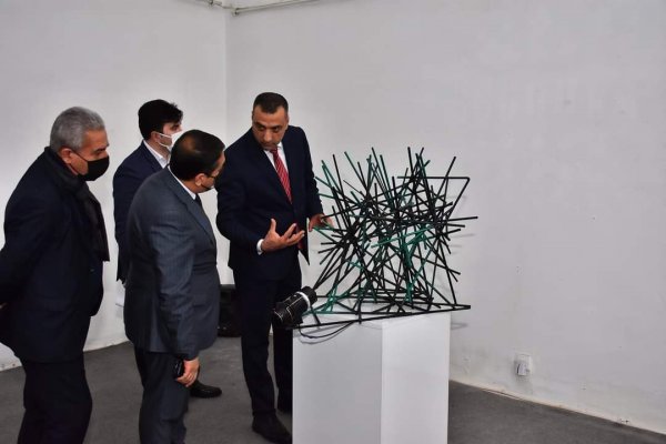 Sumqayıt Dövlət Rəsm Qalereyasında sərgi keçirilib -FOTOLAR 