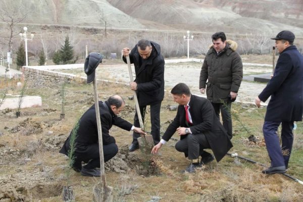 Novruz bayramı ərəfəsində ağacəkmə aksiyası keçirilib -FOTO