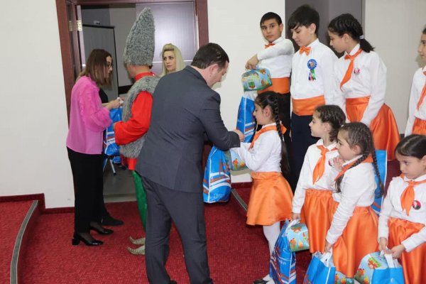 Sumqayıtda şəhid və qazi övladları üçün Novruz şənliyi keçirilib - FOTOLAR