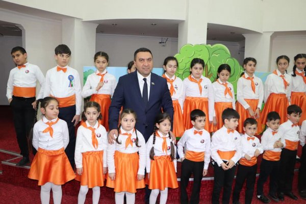 Sumqayıtda şəhid və qazi övladları üçün Novruz şənliyi keçirilib - FOTOLAR