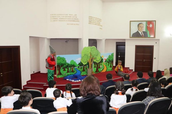 Sumqayıtda şəhid və qazi övladları üçün Novruz şənliyi keçirilib - FOTOLAR