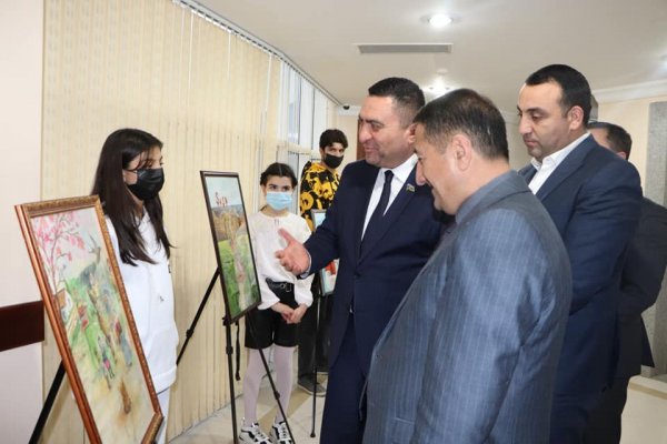 Sumqayıtda şəhid və qazi övladları üçün Novruz şənliyi keçirilib - FOTOLAR