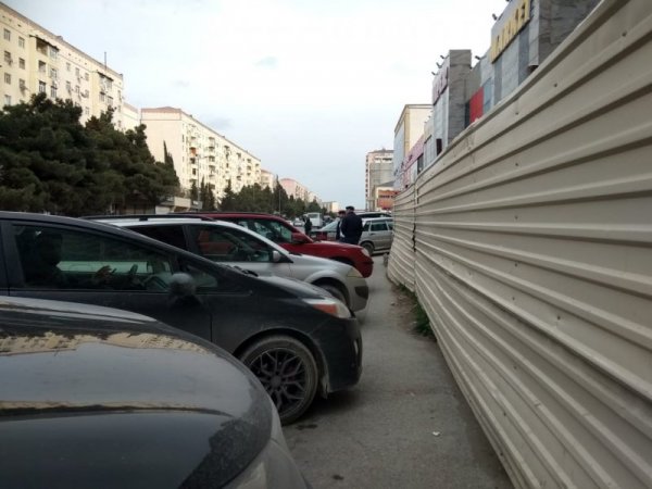 Sumqayıtda illərdi həllini tapmayan səki problemi - FOTOLAR