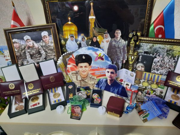 Sumqayıt kitabxana əməkdaşları tərəfindən şəhid ailəsi ziyarət edilib - FOTO