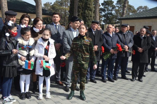 Qubadlı Rayon Nümayəndəliyi tərəfindən Milli Qəhrəman, şəhid Şükür Həmidovun anım mərasimi keçirilib - FOTOLAR