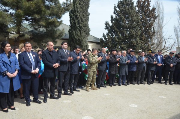 Qubadlı Rayon Nümayəndəliyi tərəfindən Milli Qəhrəman, şəhid Şükür Həmidovun anım mərasimi keçirilib - FOTOLAR