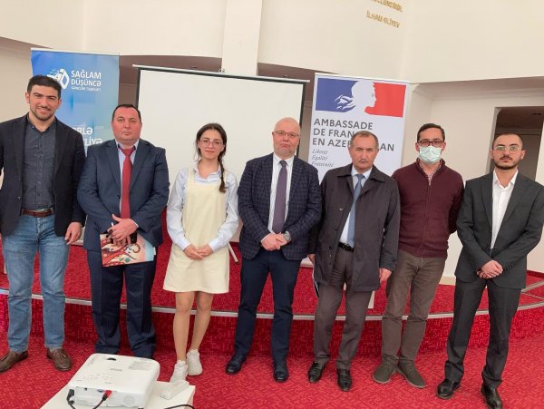 “Sağlam Düşüncə” Gənclər Təşkilatı Sumqayıtda  EKOmiks  layihəsi çərçivəsində təqdimat keçirib - FOTOLAR