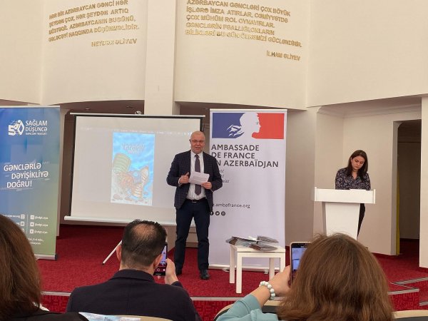 “Sağlam Düşüncə” Gənclər Təşkilatı Sumqayıtda  EKOmiks  layihəsi çərçivəsində təqdimat keçirib - FOTOLAR