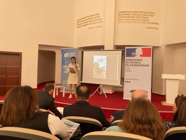 “Sağlam Düşüncə” Gənclər Təşkilatı Sumqayıtda  EKOmiks  layihəsi çərçivəsində təqdimat keçirib - FOTOLAR