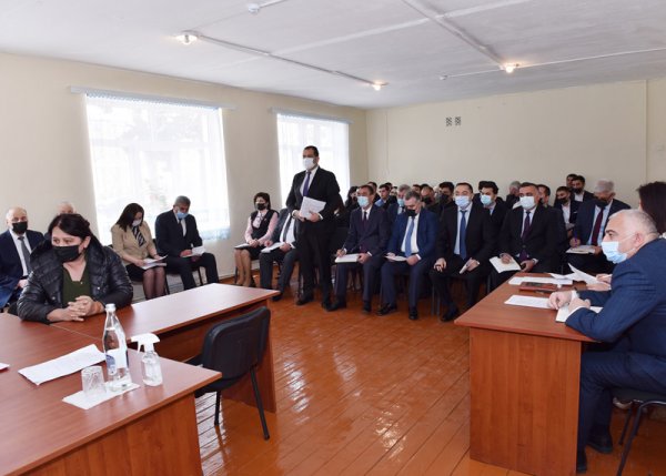 Zakir Fərəcov növbəti səyyar qəbul keçirib - FOTOLAR