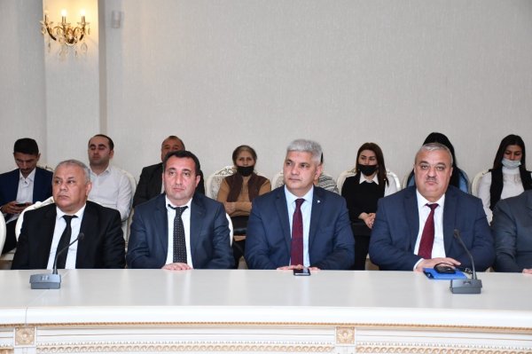 Sumqayıtda “11 Apreldən Zəfərə”  elmi-praktik konfrans keçirilib - FOTOLAR