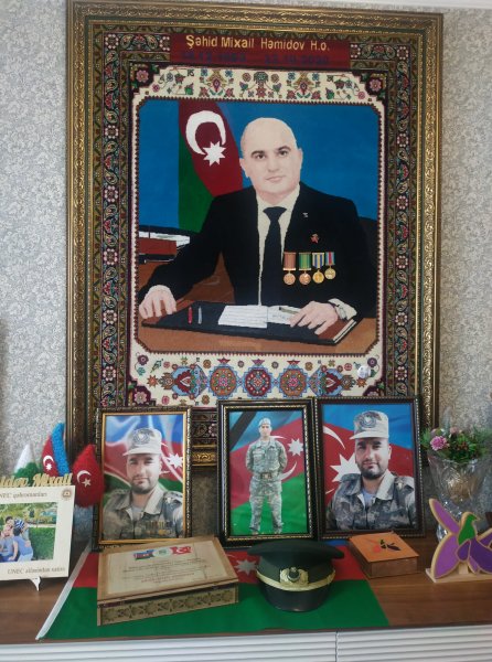 Qəhrəmanımızın ailəsi yad edilib - FOTO