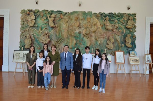 “Nərimanovu anırıq” adlı rəsm sərgisi təşkil edilib - FOTOLAR