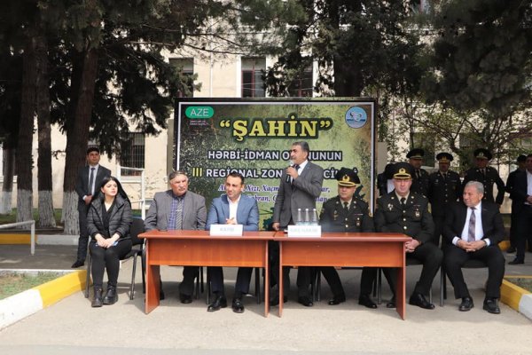 Sumqayıtda "Şahin" hərbi-idman oyununun III zona birinciliyi keçirilib - FOTOLAR