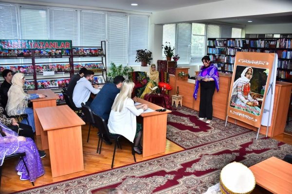 Sumqayıtda Xurşudbanu Natəvanın 190 illiyinə həsr olunan bədii qiraət müsabiqəsi keçirilib -FOTOLAR