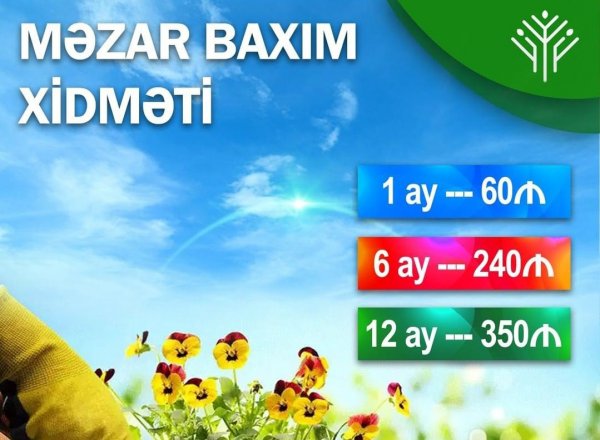 Məzarlara baxım xidməti yaradıldı