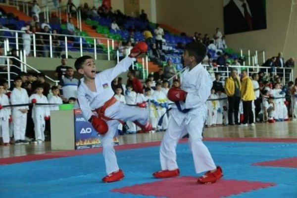 Sumqayıt Olimpiya İdman Kompleksində fudokan idman növü üzrə yarışa yekun vurulub - FOTOLAR