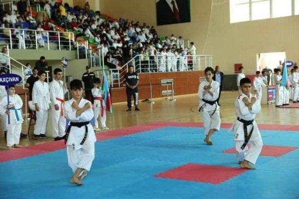 Sumqayıt Olimpiya İdman Kompleksində fudokan idman növü üzrə yarışa yekun vurulub - FOTOLAR
