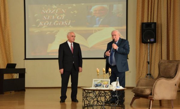 SDU-da Xalq şairi Vahid Əzizlə görüş keçirildi- FOTOLAR