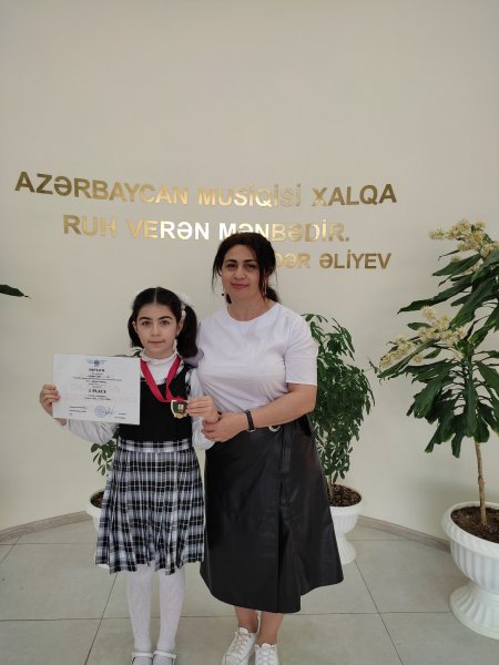 S.Rüstəmov adına 3 nömrəli uşaq incəsənət məktəbinin şagirdi növbəti uğura imza atıb - FOTO