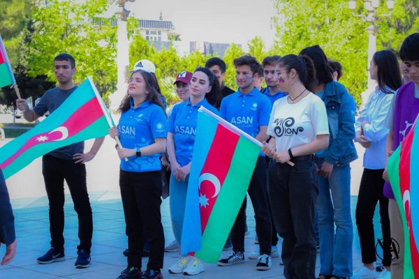 Sumqayıtda “Bayraqdar” Milli Ərazi İntellektual Oyunu keçirilib - FOTO