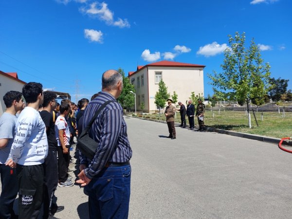 FHN-in Sumqayıt Regional Mərkəzində “Gənc xilasedici və yanğınsöndürən” yarışları keçirilib - FOTO