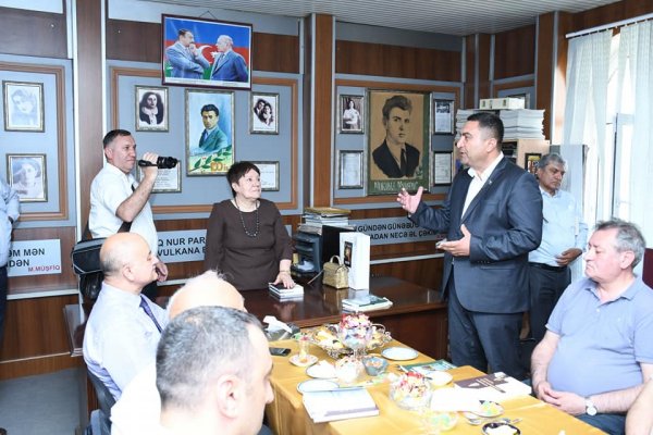 Mikayıl Müşfiqin anadan olmasının 114 illiyinə həsr olunan tədbir keçirilib - FOTO