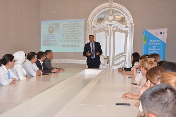 Xırdalanda təlim keçirilib - FOTO