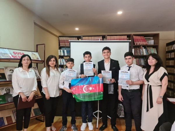 “Şuşa ili” çərçivəsində bilik yarışması keçirilib - FOTO