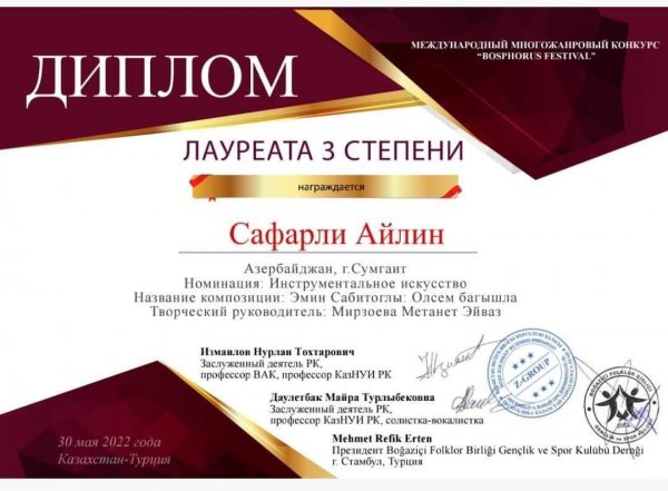 Uşaq İncəsənət Məktəbinin şagirdləri laureat adını qazanıblar -FOTOLAR