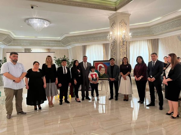 Abşeron rayonunda şəhid mayor Elşad Həsənovun doğum günü qeyd edilib -FOTOLAR