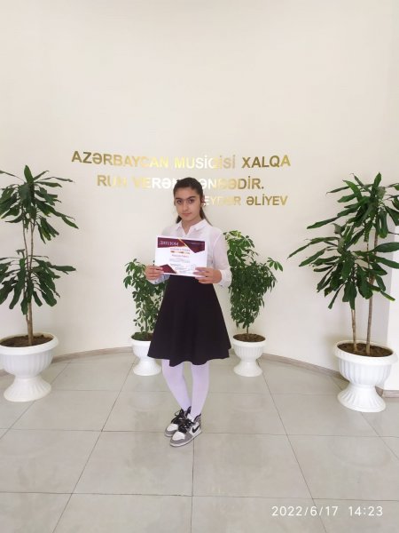 Sumqayıt Uşaq İncəsənət Məktəbinin şagirdləri müsabiqədə nailiyyət əldə edib - FOTO