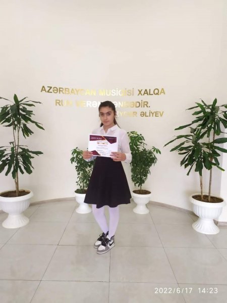 Sumqayıt Uşaq İncəsənət Məktəbinin şagirdləri müsabiqədə nailiyyət əldə edib - FOTO