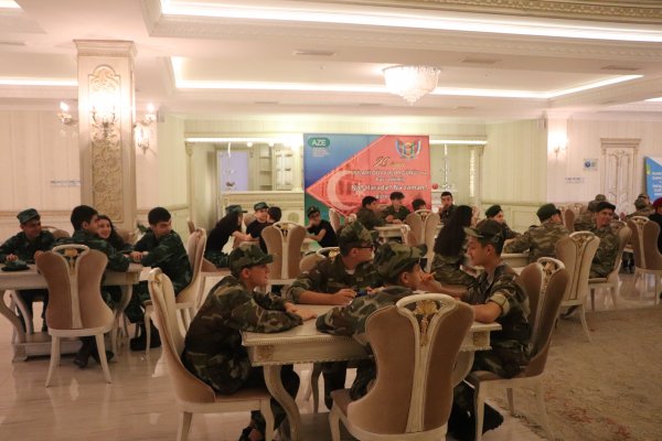 Sumqayıtda “26 İyun – Silahlı Qüvvələr Günü”nə həsr edilmişbilik yarışı keçirilib - FOTO