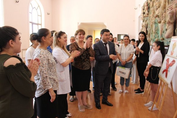 Sumqayıtda narkomaniyaya qarşı mübarizə məqsədilə “Əsrimizin gənclərini qoruyaq” adlı sərgi təşkil olunub - FOTO