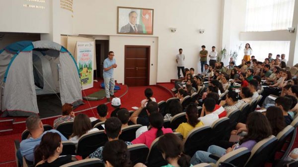 Sumqayıt məktəblilərinin ekoloji düşərgəsi uğurla başa çatıb - FOTOLAR
