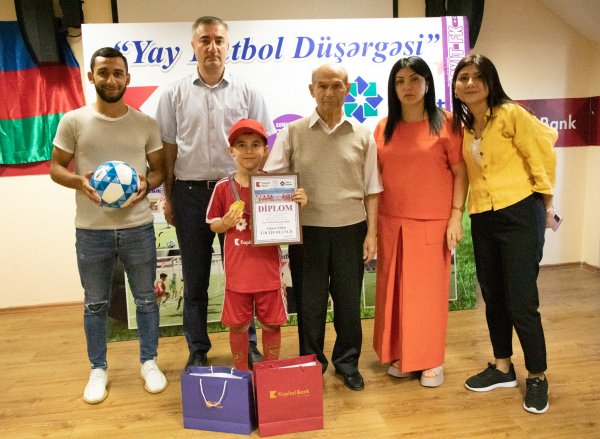 Sumqayıtda “Yay Futbol Düşərgəsi”nin ikinci mərhələsi başa çatıb - FOTOLAR