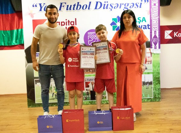 Sumqayıtda “Yay Futbol Düşərgəsi”nin ikinci mərhələsi başa çatıb - FOTOLAR