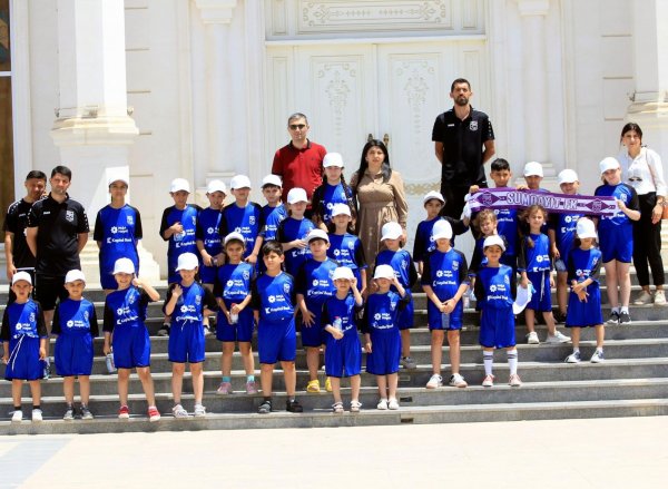 Sumqayıtda “Yay Futbol Düşərgəsi”nin ikinci mərhələsi başa çatıb - FOTOLAR